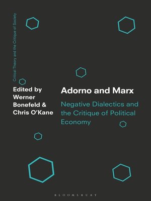 cover image of Adorno and Marx